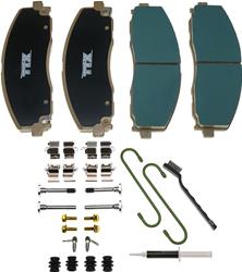 Mevotech TTX Ceraphite Brake Pads for 2012-2015 C/V, 2020-2024 GLADIATOR, 2012-2020 GRAND CARAVAN - TXBCP1589