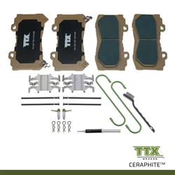 Mevotech TTX Ceraphite Brake Pads TXBCP1802