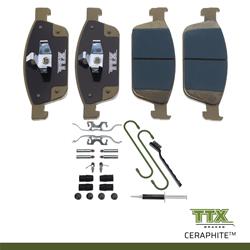 Mevotech TTX Ceraphite Brake Pads TXBCP2039