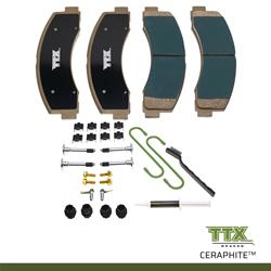 Mevotech TTX Ceraphite Brake Pads TXBCP2087