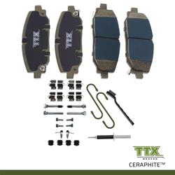 Mevotech TTX Ceraphite Brake Pads TXBCP2186