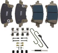 Mevotech TTX Ceraphite Brake Pads for 2020-2025 GLADIATOR, 2021-2025 WRANGLER - TXBCP2233