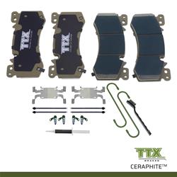 Mevotech TTX Ceraphite Brake Pads TXBCP2407