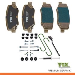 Mevotech TTX Premium Ceramic Brake Pads TXBPC1274