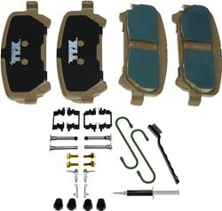 Mevotech TTX Premium Ceramic Brake Pads for 2015-2020 CANYON, COLORADO - TXBPC1806