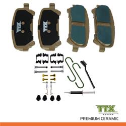 Mevotech TTX Premium Ceramic Brake Pads TXBPC1806