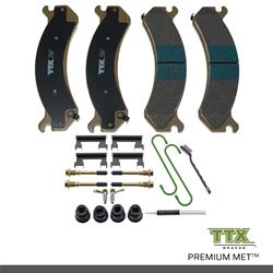 Mevotech TTX Premium Met Brake Pads TXBPM0784
