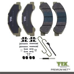 Mevotech TTX Premium Met Brake Pads TXBPM0825