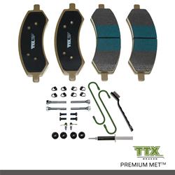 Mevotech TTX Premium Met Brake Pads TXBPM1084