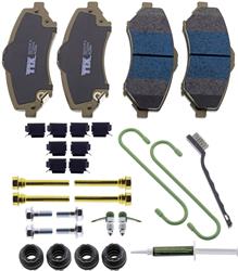 Mevotech TTX Premium Met Brake Pads for 2012-2015 C/V, 2007-2017 WRANGLER, 2018 WRANGLER JK - TXBPM1273