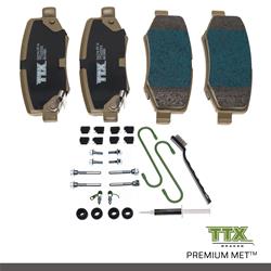 Mevotech TTX Premium Met Brake Pads TXBPM1274