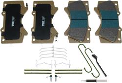 Mevotech TTX Premium Met Brake Pads for 2007-2021 TUNDRA - TXBPM1303