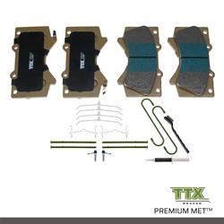 Mevotech TTX Premium Met Brake Pads TXBPM1303