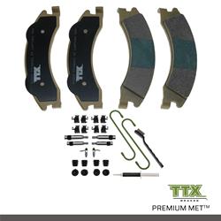 Mevotech TTX Premium Met Brake Pads TXBPM1329