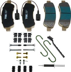 Mevotech TTX Premium Met Brake Pads for 2014-2021 PROMASTER 1500, PROMASTER 2500, PROMASTER 3500 - TXBPM1490