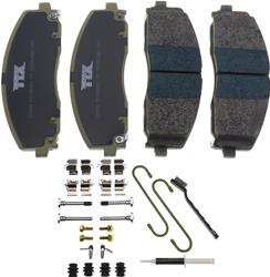 Mevotech TTX Premium Met Brake Pads for 2012-2015 C/V, 2020-2024 GLADIATOR, 2012-2020 GRAND CARAVAN - TXBPM1589