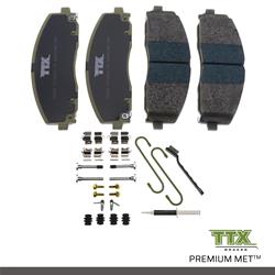 Mevotech TTX Premium Met Brake Pads TXBPM1589