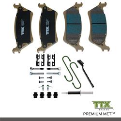 Mevotech TTX Premium Met Brake Pads TXBPM1602