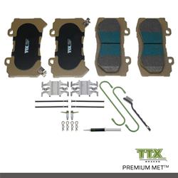 Mevotech TTX Premium Met Brake Pads TXBPM1802