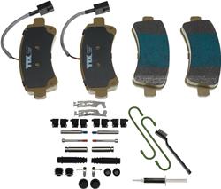 Mevotech TTX Premium Met Brake Pads for 2014-2021 PROMASTER 1500, PROMASTER 2500, PROMASTER 3500 - TXBPM1840