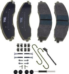 Mevotech TTX Premium Met Brake Pads for 2017-2024 F-450 SUPER DUTY, F-550 SUPER DUTY, 2020-2024 F-600 SUPER DUTY - TXBPM2018