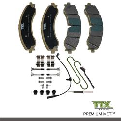 Mevotech TTX Premium Met Brake Pads TXBPM2250