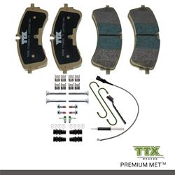 Mevotech TTX Premium Met Brake Pads TXBPM2280
