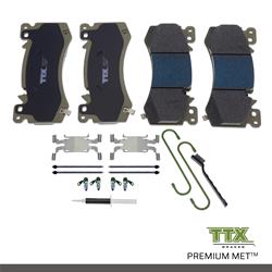 Mevotech TTX Premium Met Brake Pads TXBPM2407