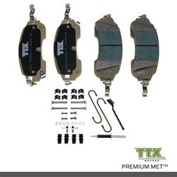 Mevotech TTX Premium Met Brake Pads TXBPM2414