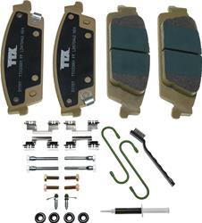 Mevotech TTX Pursuit Certified Brake Pads TXBPP1707