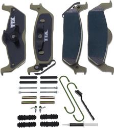 Mevotech TTX SuperMet Brake Pads for 2004-2011 F-150, 2006-2008 MARK LT - TXBSM1012