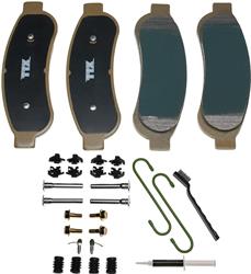Mevotech TTX SuperMet Brake Pads for 2008-2012 F-250 SUPER DUTY, 2008-2011 F-350 SUPER DUTY, 2011-2012 F-450 SUPER DUTY - TXBSM1334