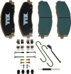 Mevotech TTX SuperMet Brake Pads for 2012-2015 C/V, 2020-2024 GLADIATOR, 2012-2020 GRAND CARAVAN - TXBSM1589