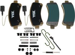 Mevotech TTX SuperMet Brake Pads for 2014-2021 PROMASTER 1500, PROMASTER 2500, PROMASTER 3500 - TXBSM1840