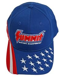 Summit Racing Equipment® American Flag Embroidered Hat SUMMMH2006