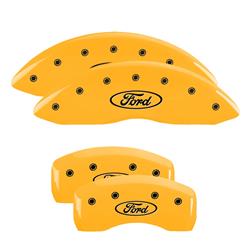 MGP Yellow Caliper Covers for 2001-2002 CROWN VICTORIA - 10005SFRDYL