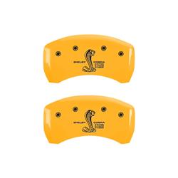 MGP Yellow Caliper Covers for 2005-2014 MUSTANG - 10010RGT5YL
