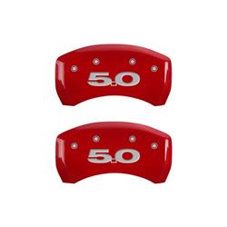 MGP Red Caliper Covers for 2005-2014 MUSTANG - 10010RM50RD