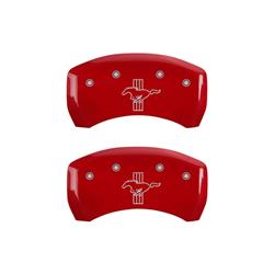 MGP Red Caliper Covers for 2005-2014 MUSTANG - 10010RMB1RD