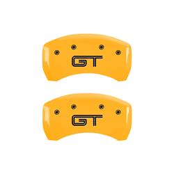 MGP Yellow Caliper Covers for 2005-2014 MUSTANG - 10010RMGTYL