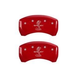 MGP Red Caliper Covers for 2005-2014 MUSTANG - 10010RSBYRD