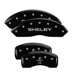 MGP Black Caliper Covers for 1997-2004 MUSTANG - 10017SSBYBK