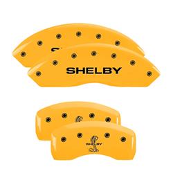 MGP Yellow Caliper Covers for 1997-2004 MUSTANG - 10017SSBYYL