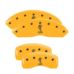 MGP Yellow Caliper Covers for 1997-2004 MUSTANG - 10017SSNKYL