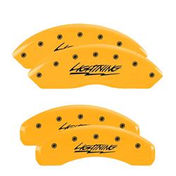 MGP Yellow Caliper Covers for 1999-2003 F-150, 2004 F-150 HERITAGE - 10021SLTGYL
