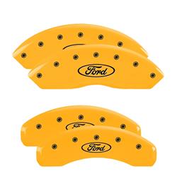 MGP Yellow Caliper Covers for 2006-2010 EXPLORER, 2007-2010 EXPLORER SPORT TRAC - 10041SFRDYL