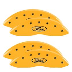 MGP Yellow Caliper Covers for 2005-2007 F-250 SUPER DUTY, F-350 SUPER DUTY - 10056SFRDYL