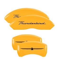 MGP Yellow Caliper Covers for 2002-2005 THUNDERBIRD - 10086STDBYL