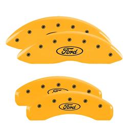 MGP Yellow Caliper Covers for 2010-2011 F-150 - 10090SFRDYL