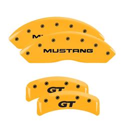 MGP Yellow Caliper Covers for 1999-2004 MUSTANG - 10095SMG1YL